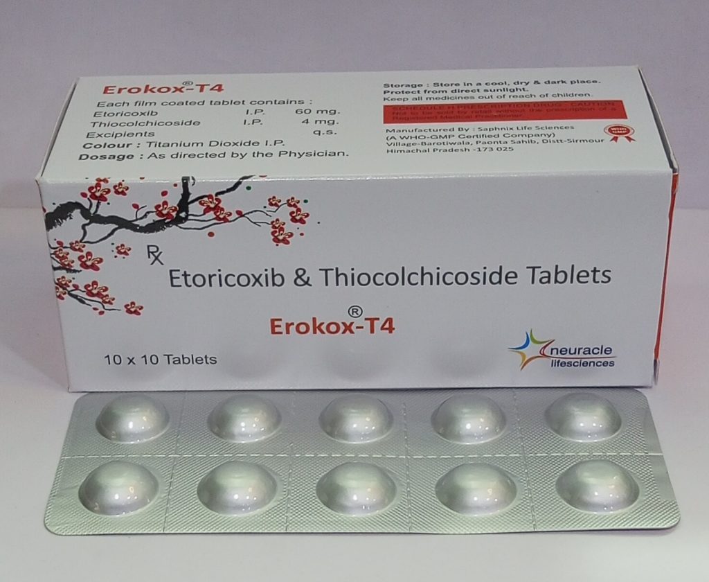 Etoricoxib Mg Thiocolchicoside Mg Tablets Manufacturer And